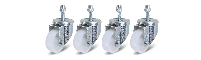 3026/R0,5 - 4 Spare Swivel Wheels for Hydraulic Jack 3026 0,5