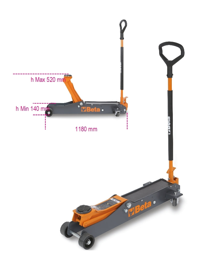3033/3T - Hydraulic Jack, 3T Long Version