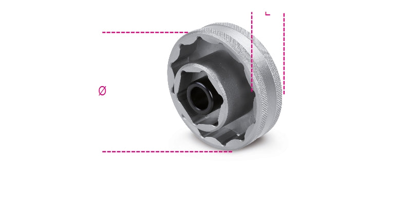 3075B - Bi-Hex Socket for Wheel Hub Nuts