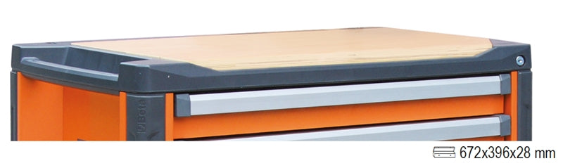 3700/PLL - Wood Worktop for Mobile Roller Cab Item C37