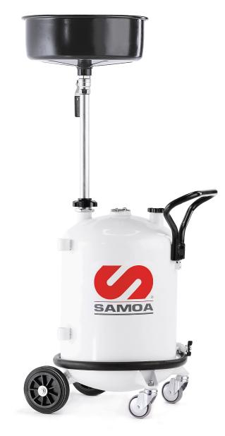 Samoa 373400 Waste Oil Drainer, Capacity:70 litres tank /10 litres basin ;