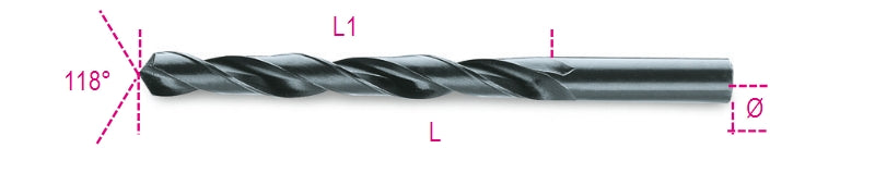 410AS - Twist Drills with Cylindrical Shanks, Short Series, HSS, Rolled, in Inches