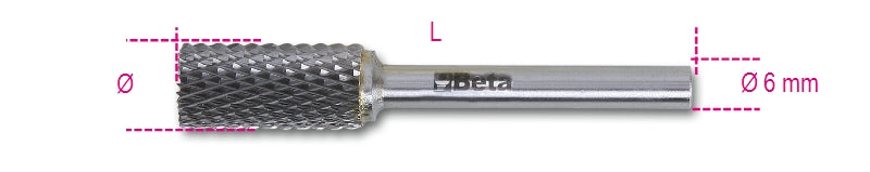 426MD/CP - Rotary Files, Made from Hard Metal