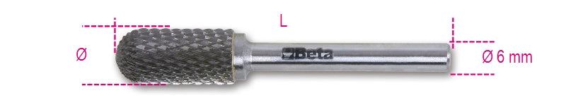 426MD/CT - Rotary Files, Made from Hard Metal