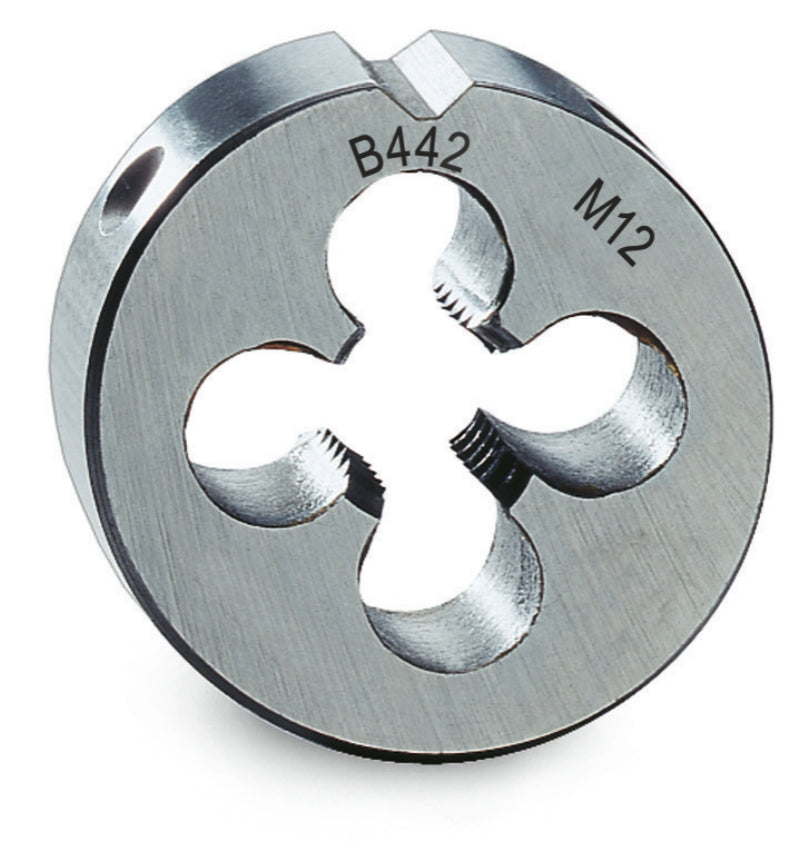 442 - Round Dies, Coarse Pitch, Metric Thread, HSS