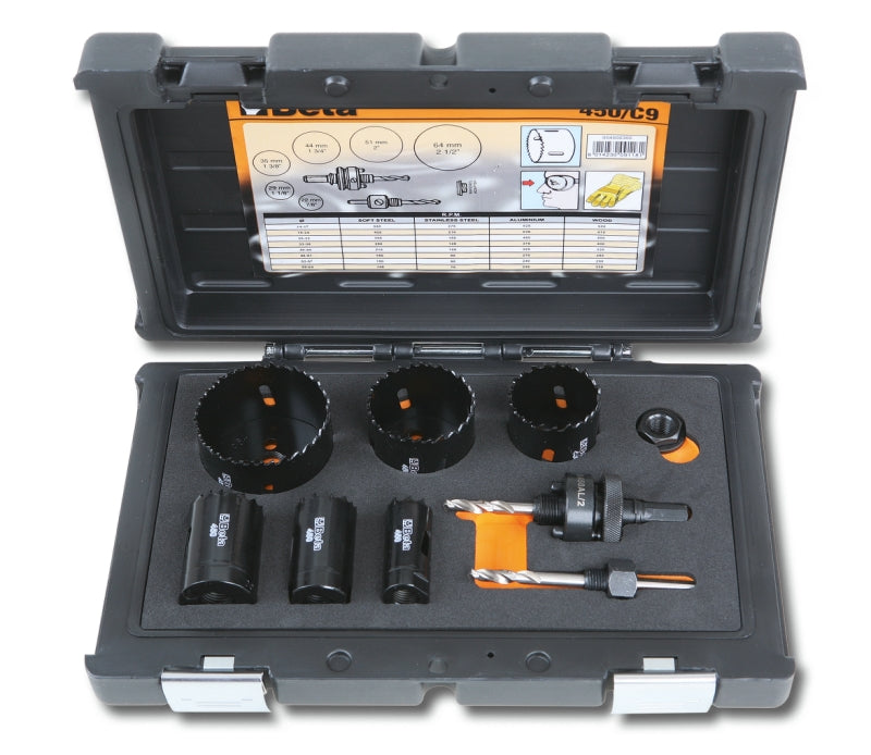 450/C9 - Assortment of Holesaws and Accessories for Electricians