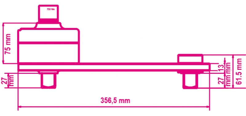 560/C3PLUS - Torque Multiplier for Right-Hand and Left-Hand Tightening, in Plastic Case, Ratio 3.8:1, with Anti-Wind Up System