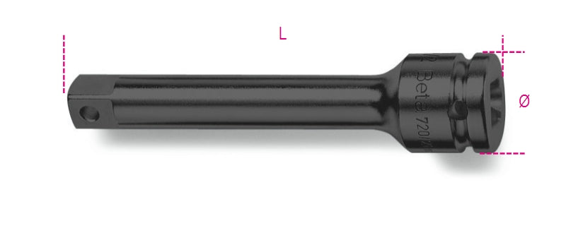 710/21 - 3/8" Drive Impact Extension Bar