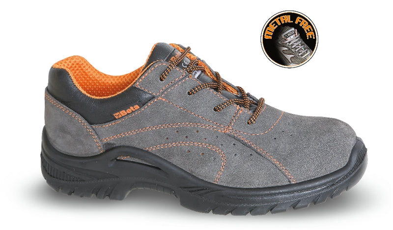 7210BKK - Soft Suede Shoe, Perforated