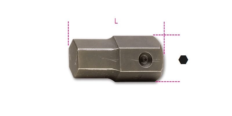 727/ES22 - Impact Hexagon Bits, 22mm Drive