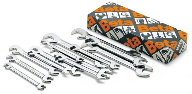73/S13 - Set of 13 Small Double Open End Wrenches (Item 73)