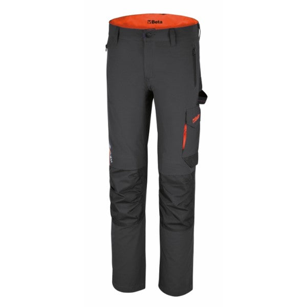 7660G - Stretch work trousers, lightweight, multipocket style Slim fit