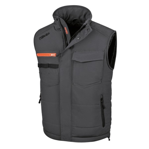 7673NG - Sleeveless work jacket, with GRAPHENE padding, 80 g/m2