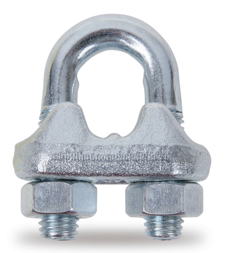 8016S - Wire Rope Clips, Hot Forged Steel Body, Galvanized (Special Packaging)