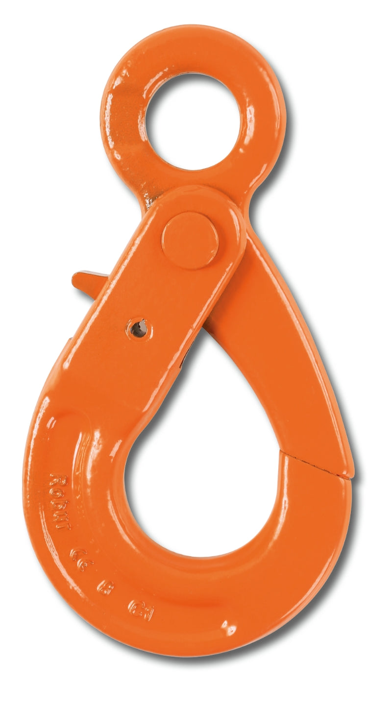8057R - 8057 - Self-Locking Lifting Hooks, Eye Type, High-Tensile Alloy Steel