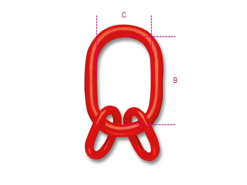 8086 - Lifting master link assemblies alloy steel, painted