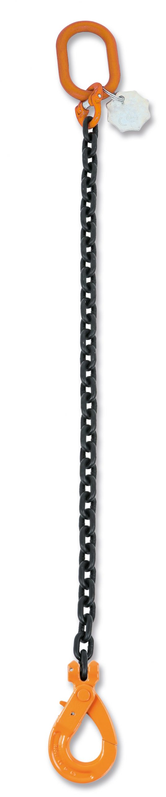 8091SL - Lifting Chain Slings, 1 Leg, Self-Locking Hook, Grade 8