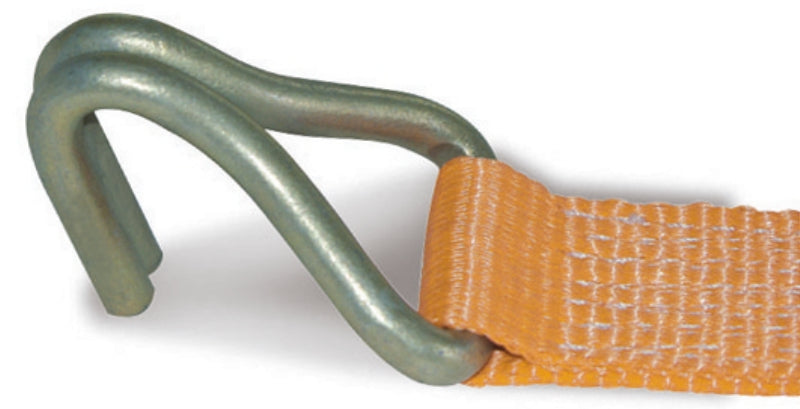 8182H - Ratchet Tie Down with Single Hook, Lc 2500Kg, High-Tenacity Polyester (Pes) Belt