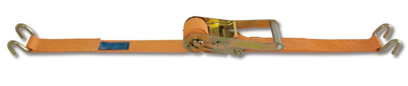 8182S - Ratchet Tie Down with Double Hook, Lc 2000Kg High-Tenacity Polyester (Pes) Belt