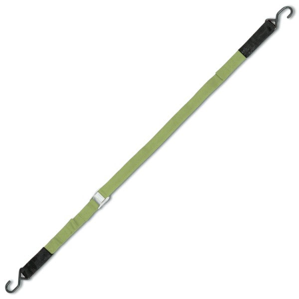 8188VFG2 - Cam Buckle Strap with S-Hooks and Eyes, Lc 250 Kg High-Grade Polypropylene (Pp) Belt