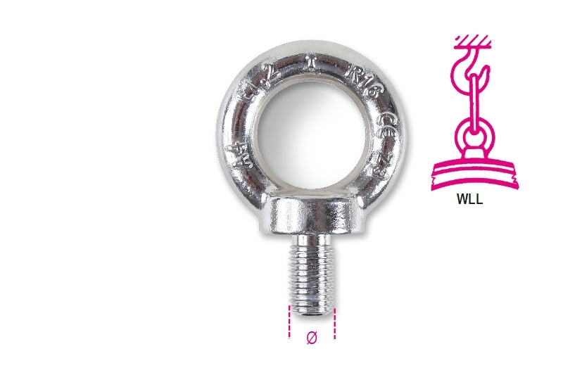 8240F - Lifting Eye Bolts, Forged Stainless Steel A4