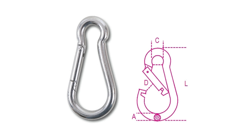 8274 - Carabine hooks AISI 316