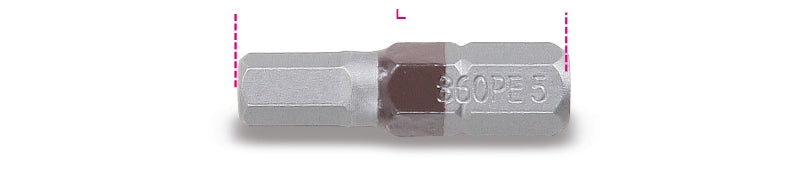 860PE - Hexagon Bits for Power Drivers, Coloured