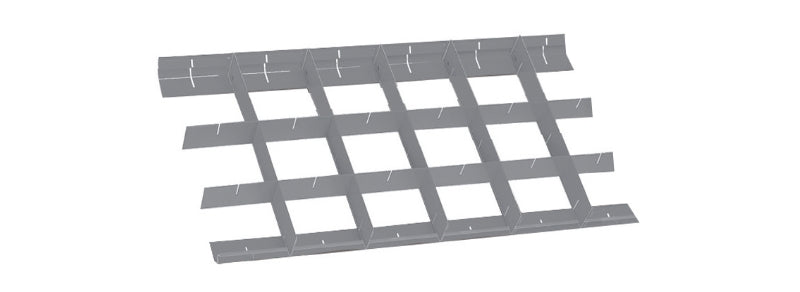 8889C2 - Crossed Partitions for Standard Drawer 588X367 mm
