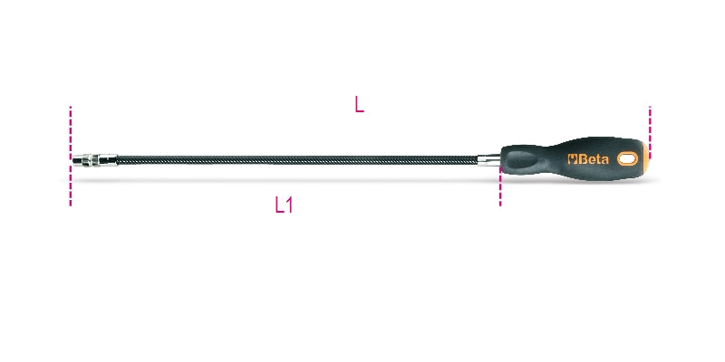 897L - Flexible Bit Holder with Handle, Long Model