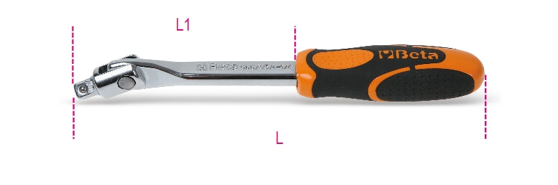 900/35A - 1/4" Drive Swivel Handle