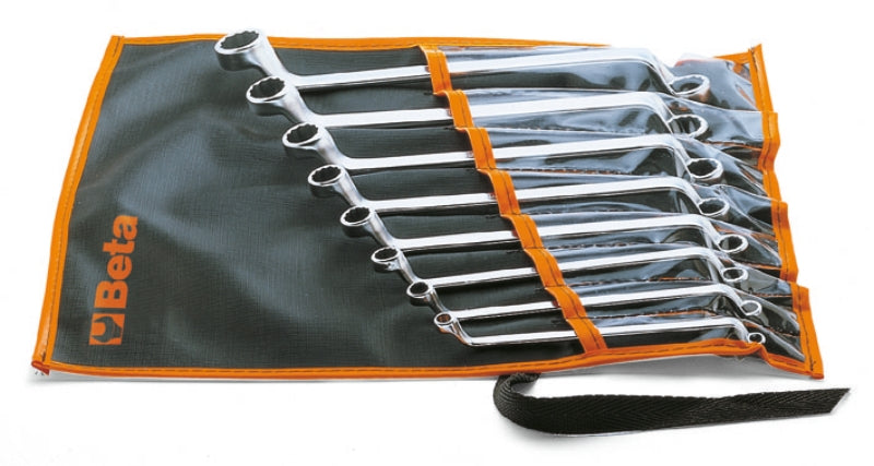 90/B8 - Set of Double-Ended Deep Offset Ring Wrenches (Item 90), in Wallet (Item 90/BV8)