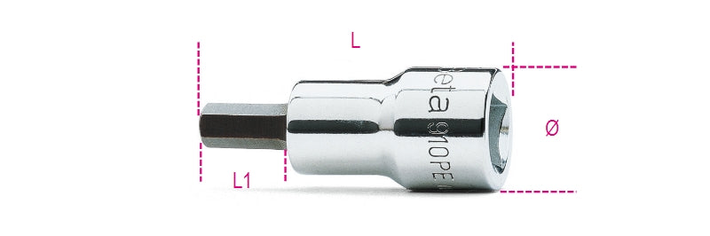 910PE - Socket Drivers for Hexagon Screws