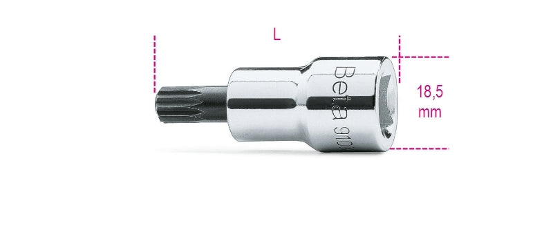 910XZN - Socket Drivers with XZN Profile