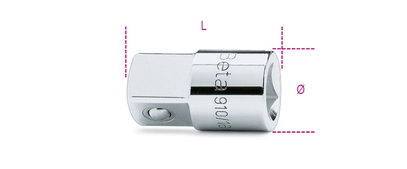 910/16 - Adaptor, 3/8" Female and 1/2" Male Drives