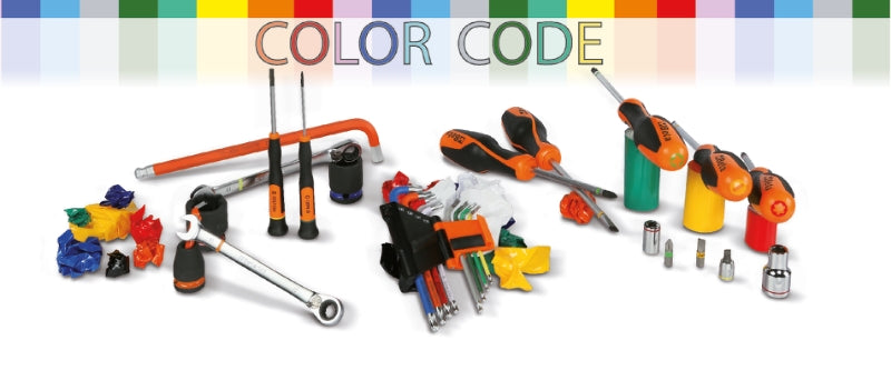 920MC/C14 - 14 Coloured Hexagon Hand Sockets and 5 Accessories