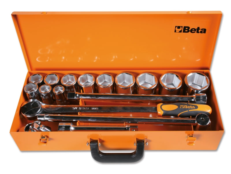 928AS/C12 - Assortment of 12 Hexagon Hand Sockets and 5 Accessories