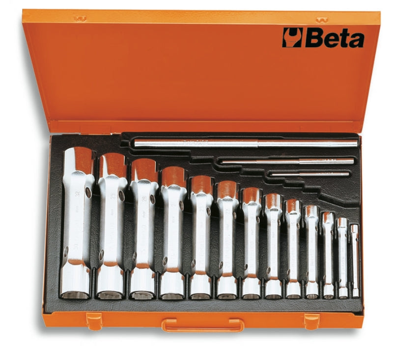 930/C13 - Set of 13 Double Ended Bi-Hex Tubular Socket Wrenches, Heavy Series (Item 930), in Case