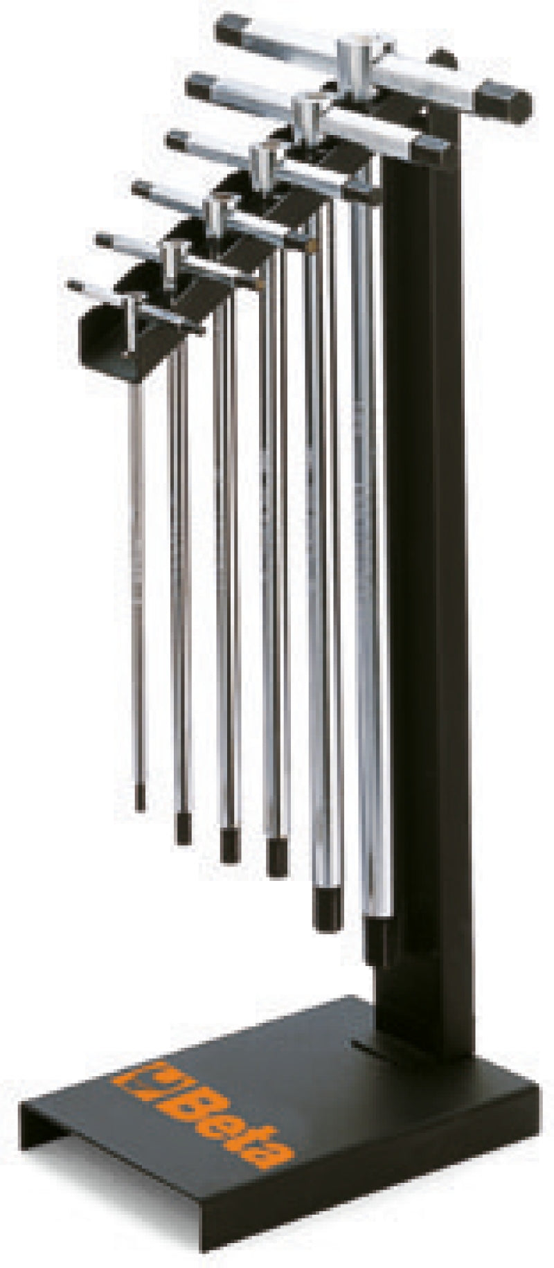 951/SP6 - Set of 6 T-Handle Wrenches with Three Hexagon Male Ends (Item 951), in Support