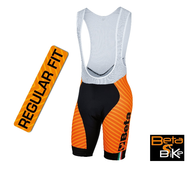 9542C - Lycra Bib Shorts, Silicone Elastic at Leg End, Antibacterial Seat Padding