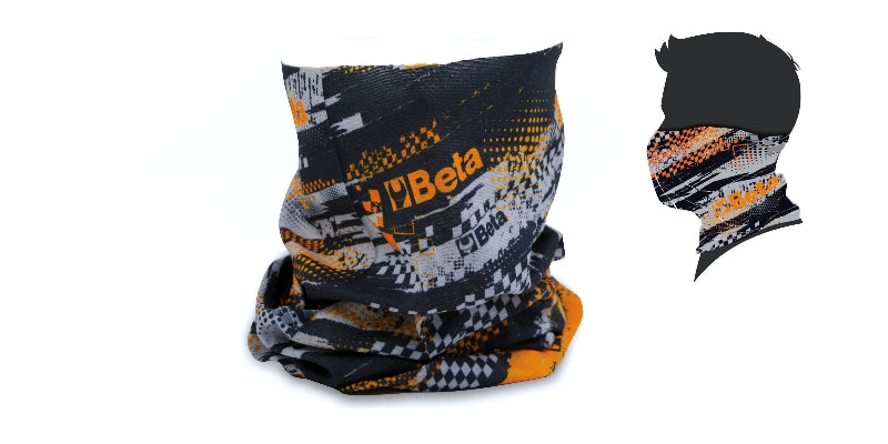 9543C - Tubular Neck Scarf, Multipurpose, 100% Polyester Microfibre, Seamless