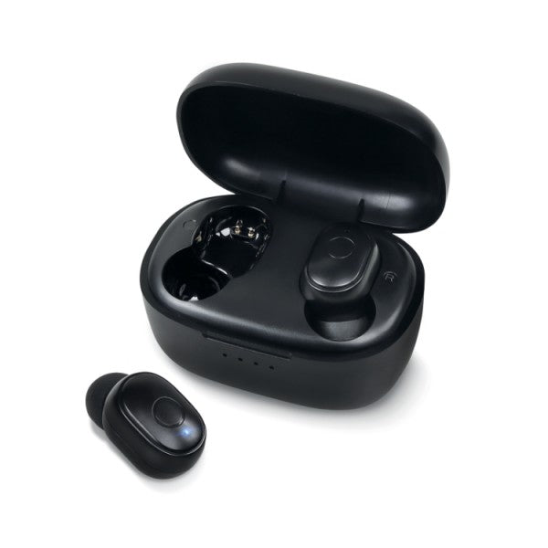 9549ABW - Wireless Bluetooth V5.0 earphones, with built-in microphone, magnetic charging, USB-C charging base