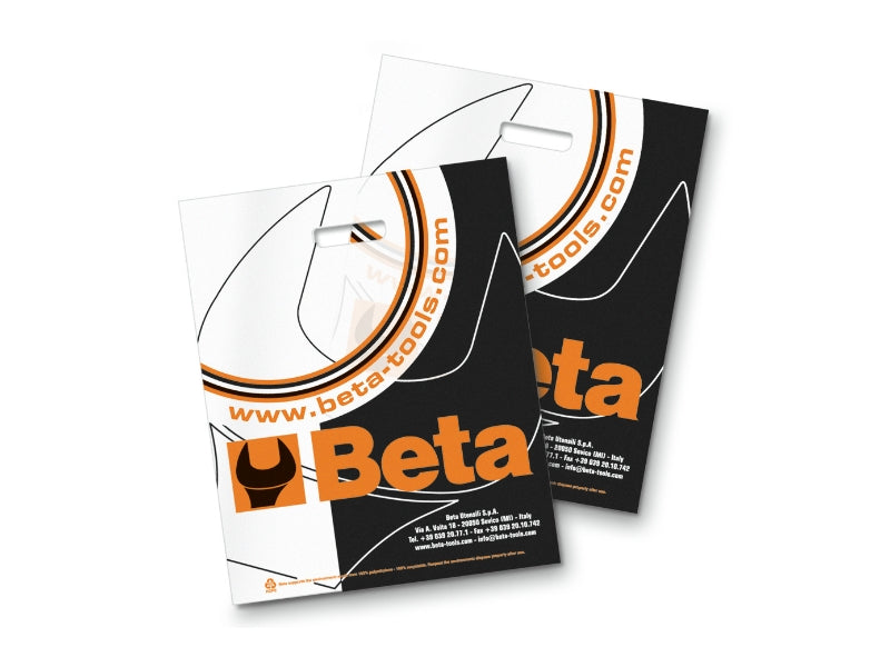 9569P - Shopper, Made of Polyethylene, Folded Sides