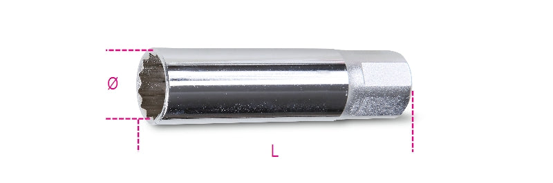 956F - 3/8" Square Drive Spark Plug Sockets