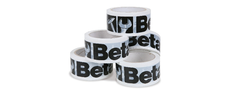 9589B/36 - Pack of 36 Rolls of Packaging Adhesive Tape, with Beta Logo, White