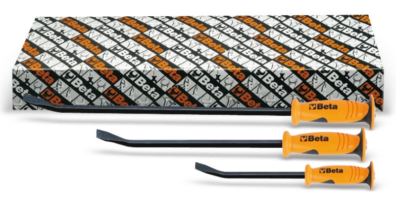 965/S3 - Set of 3 Pry Bars with Flat Curved Ends (Item 965)