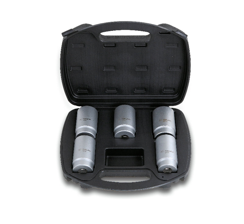 969/C5 - Set of 5 Hub Nut Locking Sockets in Plastic Case