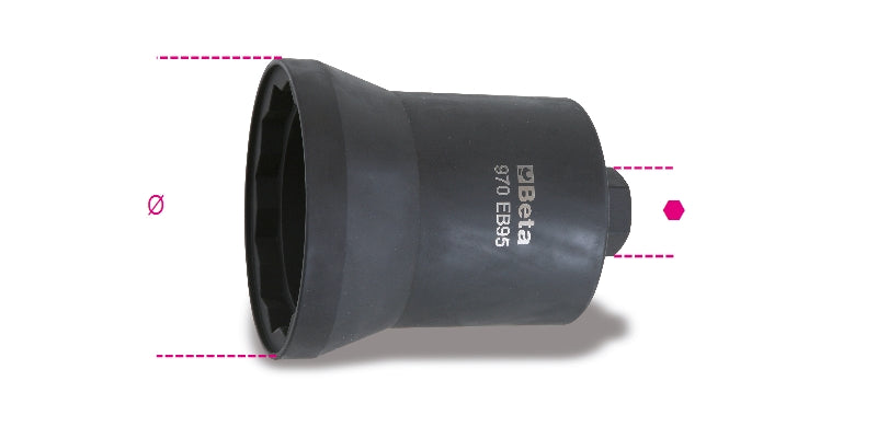 970EB - Impact Sockets for Axle Nuts