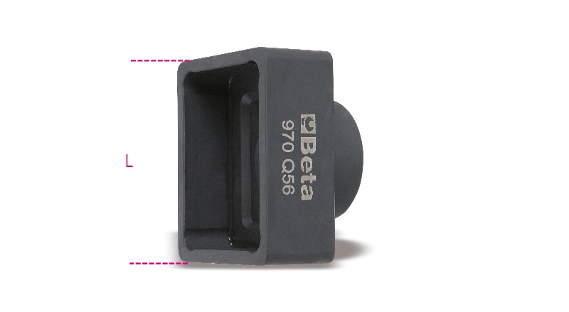 970Q - Impact Sockets for Rectangular Nuts