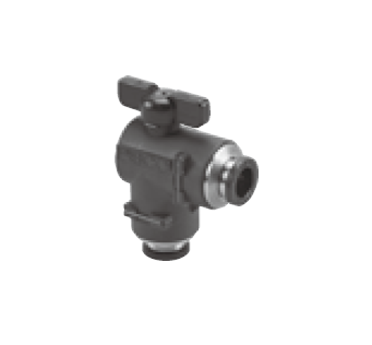 BVLG Ball Valve Unequal Dia. Union Elbow