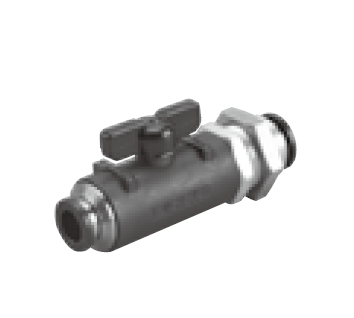 BVM Ball Valve Bulkhead Union Straight